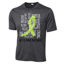 #TeamNoah Sport-Tek® Long Sleeve Heather Contender™ Tee