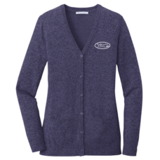 Fairway View Apparel Port Authority ® Ladies Marled Cardigan Sweater