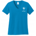 St.William's Care Center Port & Company® Ladies Core Cotton V-Neck Tee