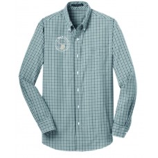 Wapiti Port Authority® Long Sleeve Gingham Easy Care Shirt