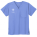 St.William's Care Center WonderWink® Unisex WorkFlex™ Chest Pocket V-Neck Top