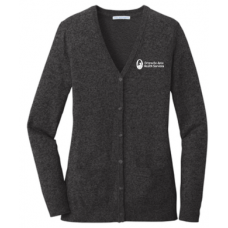 OAHS Apparel Port Authority ® Ladies Marled Cardigan Sweater